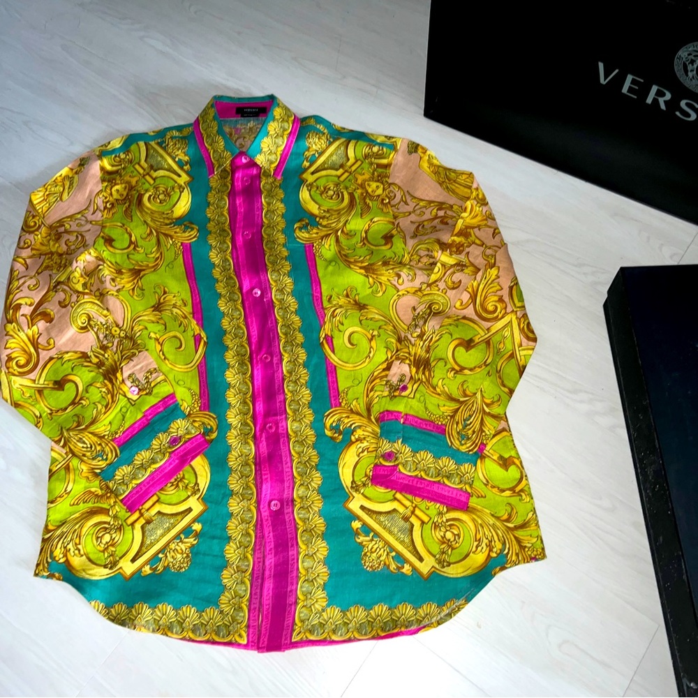 Versace Linen Shirt XL - 50